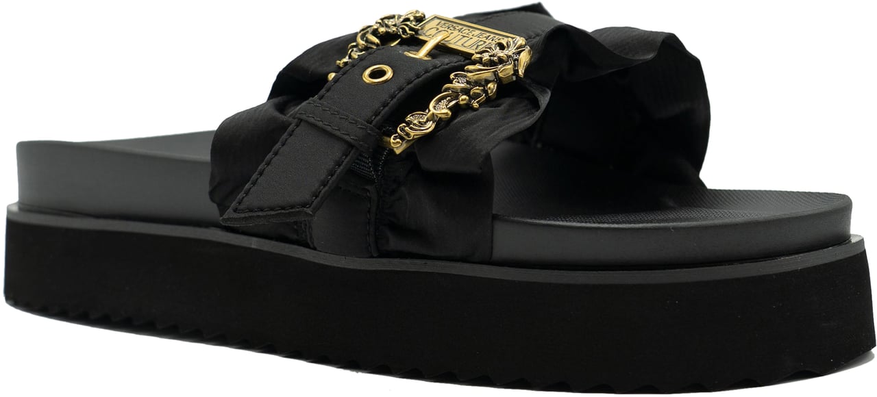 Versace Jeans Couture Fondo Arizona DIS SM5 Slippers Zwart
