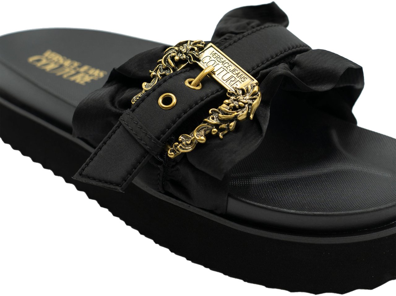 Versace Jeans Couture Fondo Arizona DIS SM5 Slippers Zwart