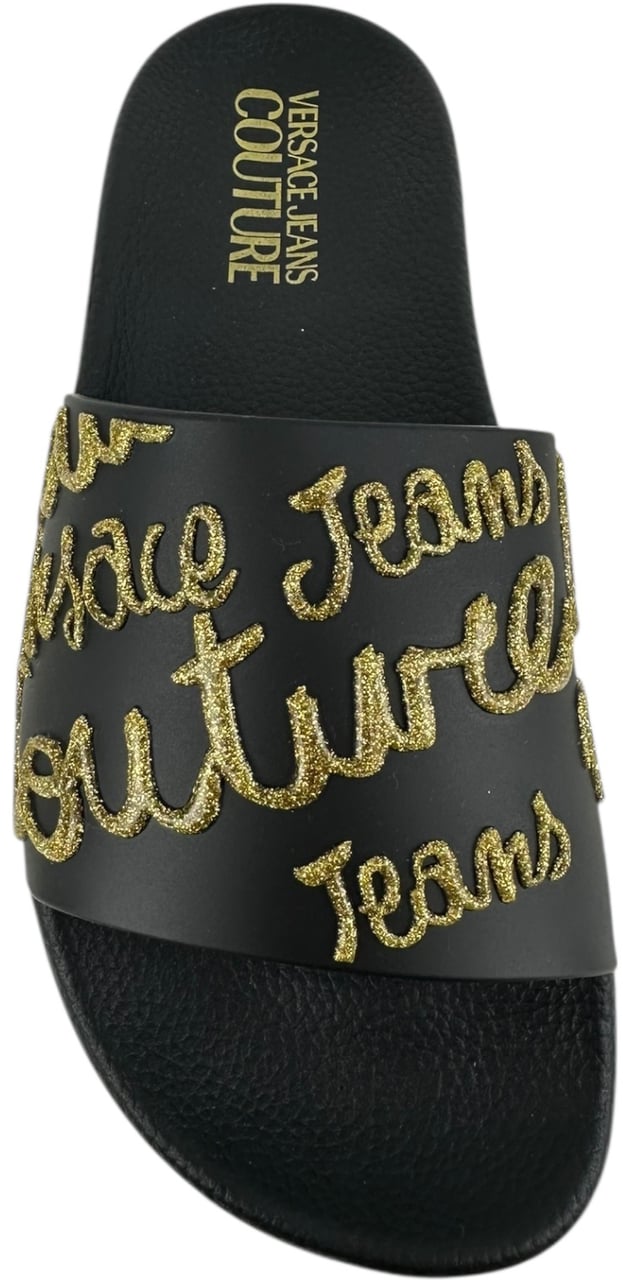 Versace Jeans Couture Dames Slipper Zwart