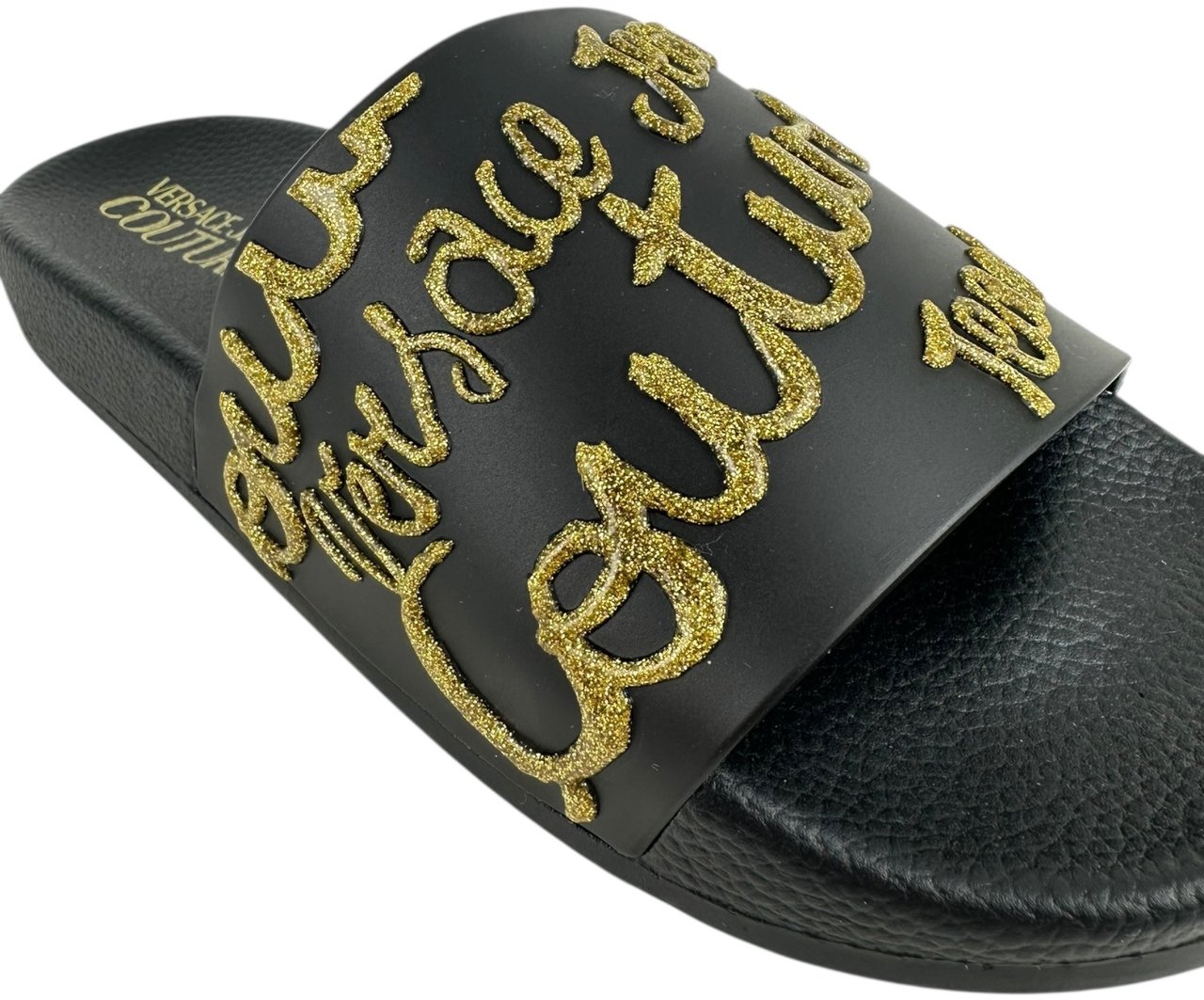 Versace Jeans Couture Dames Slipper Zwart