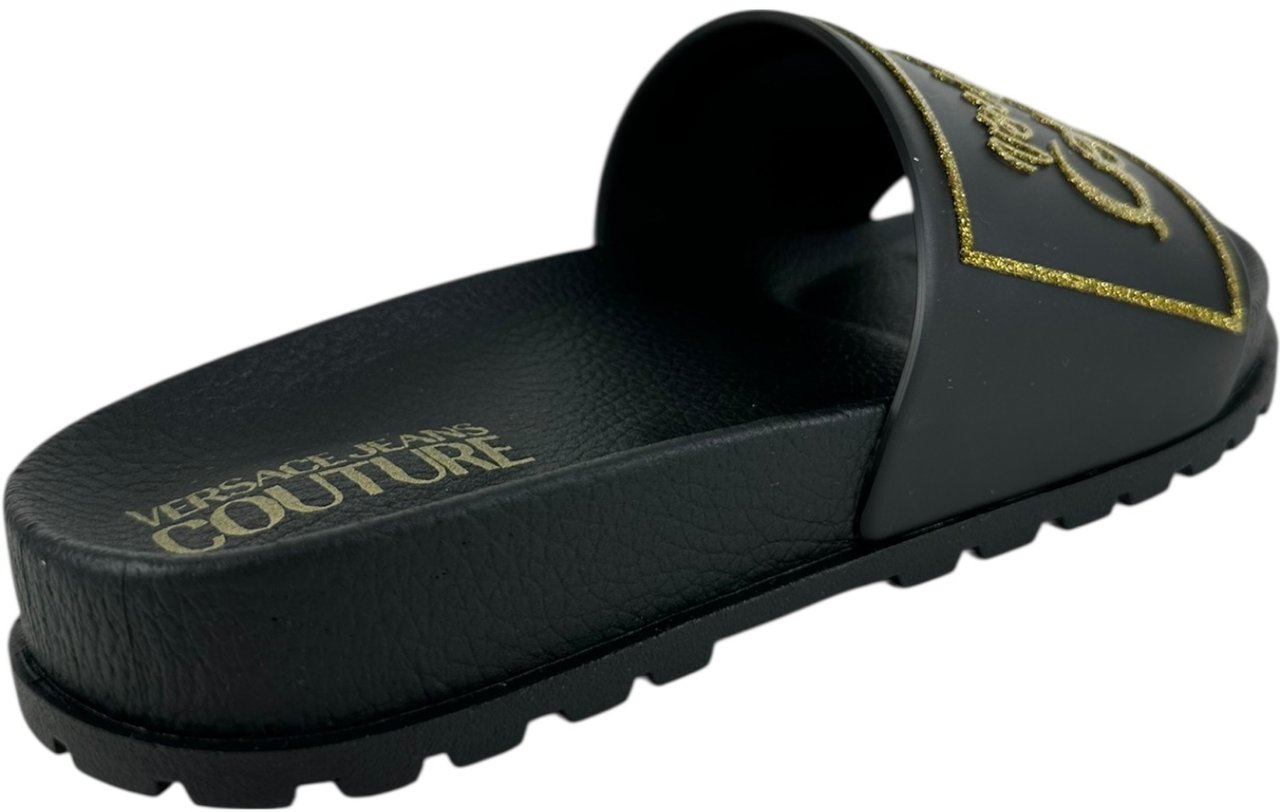 Versace Jeans Couture Dames Slipper Zwart