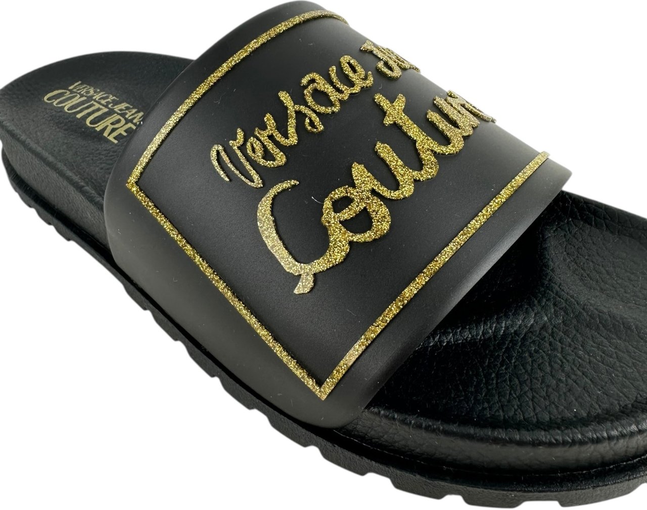 Versace Jeans Couture Dames Slipper Zwart