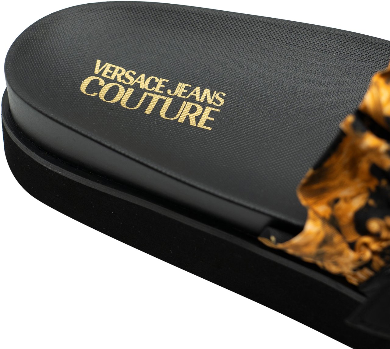 Versace Jeans Couture Fondo Arizona DIS SM5 Slippers Zwart