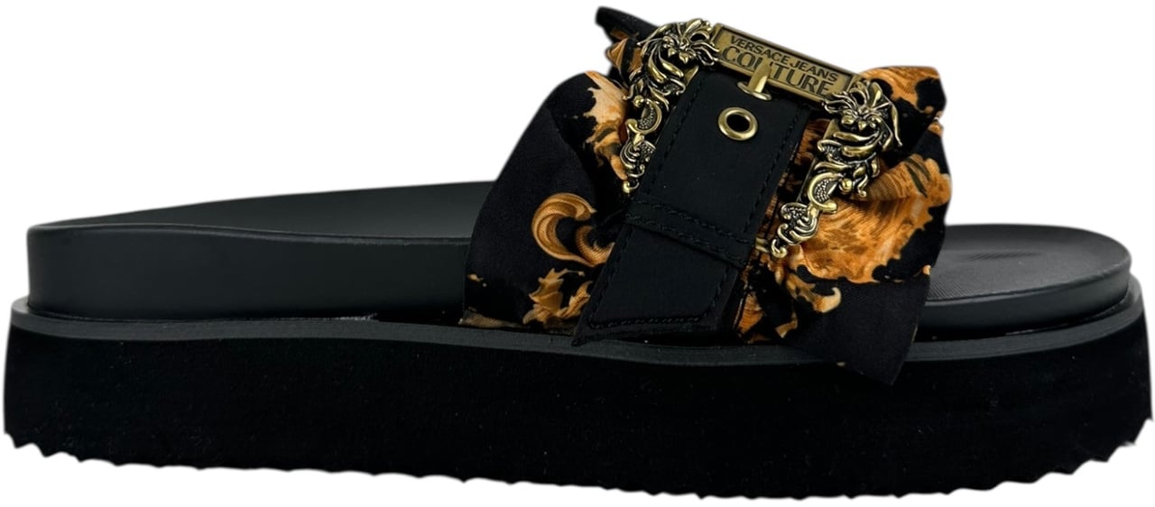 Versace Jeans Couture Dames Slipper Zwart