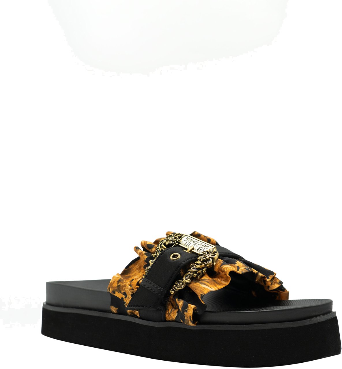Versace Jeans Couture Fondo Arizona DIS SM5 Slippers Zwart