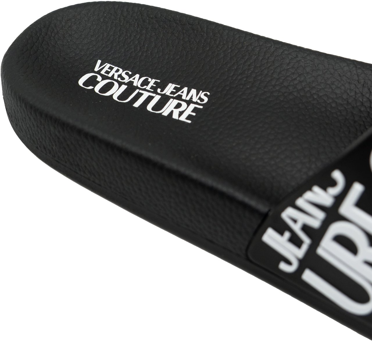 Versace Jeans Couture Fondo Slide DIS SQ1 Slippers Zwart