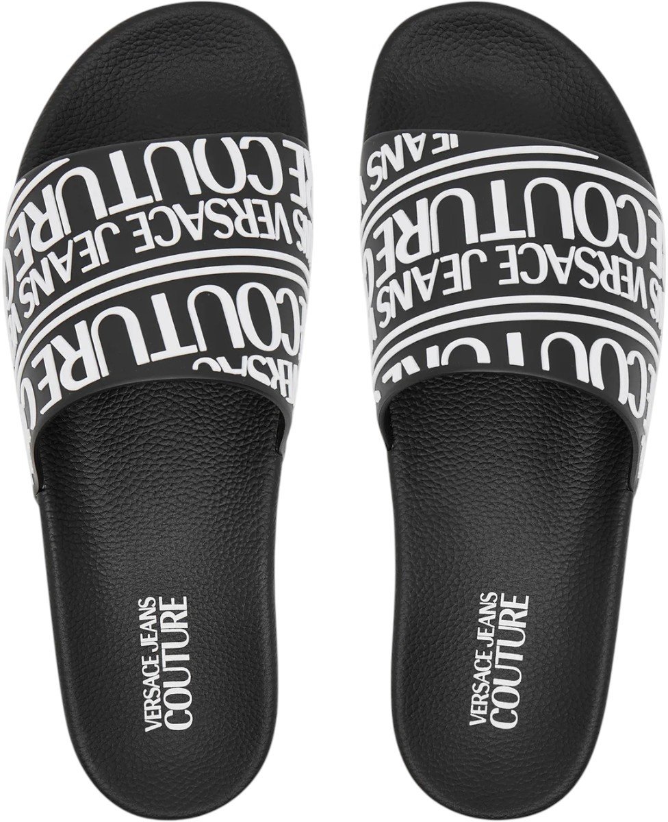 Versace Jeans Couture Heren Slipper Zwart