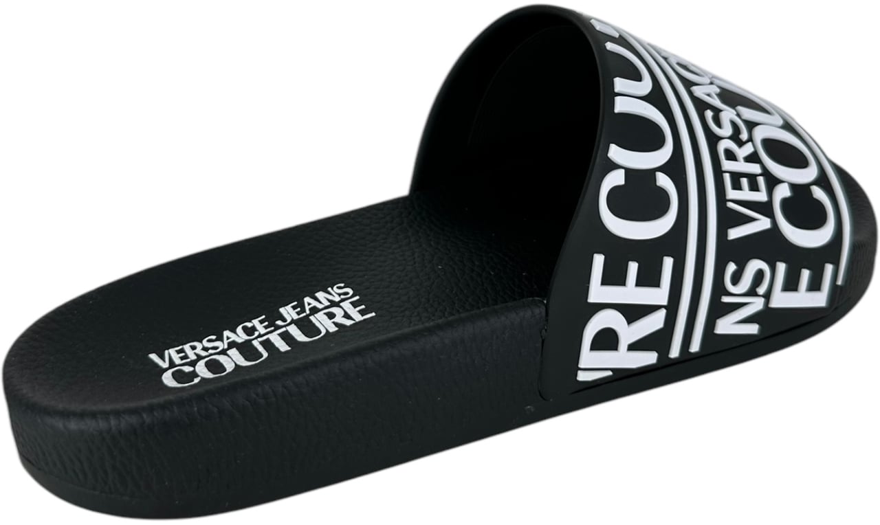 Versace Jeans Couture Heren Slippers Zwart