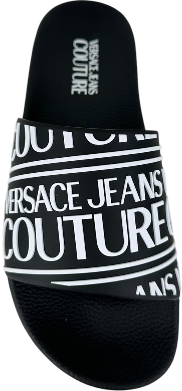 Versace Jeans Couture Heren Slippers Zwart