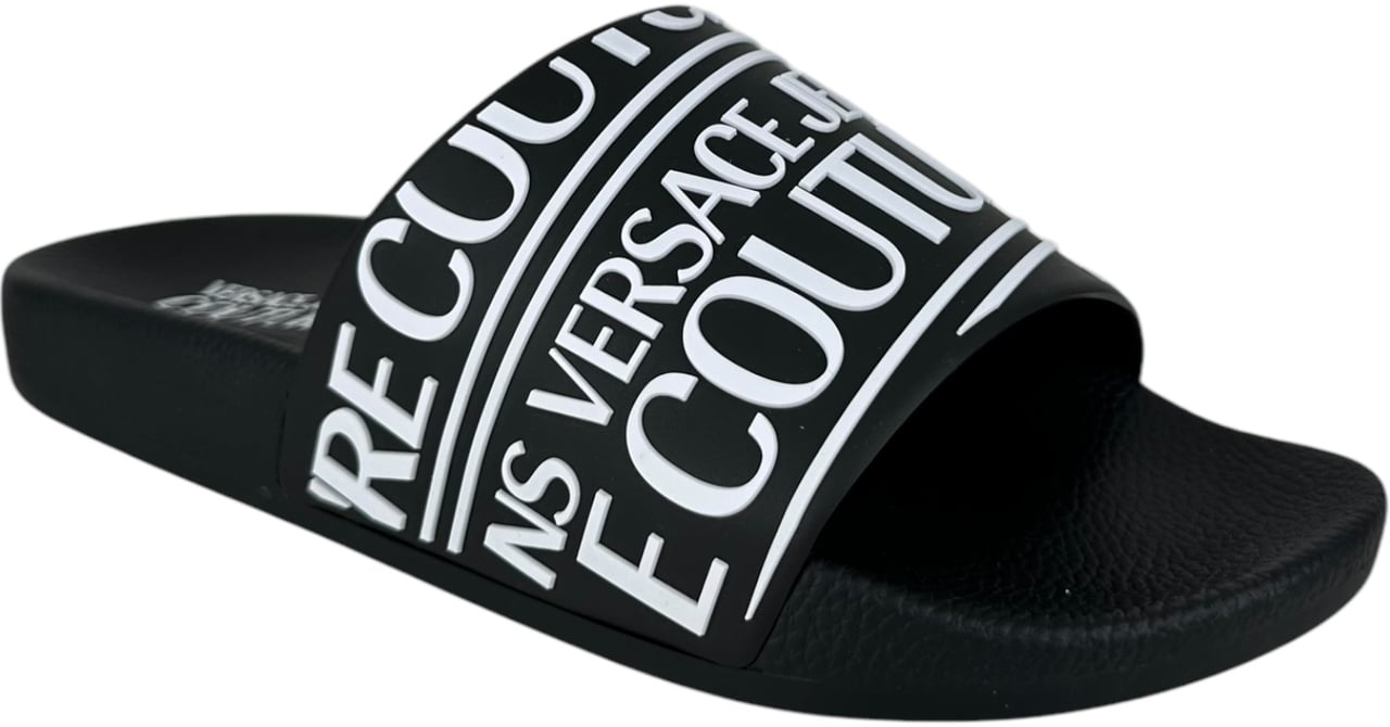 Versace Jeans Couture Heren Slippers Zwart