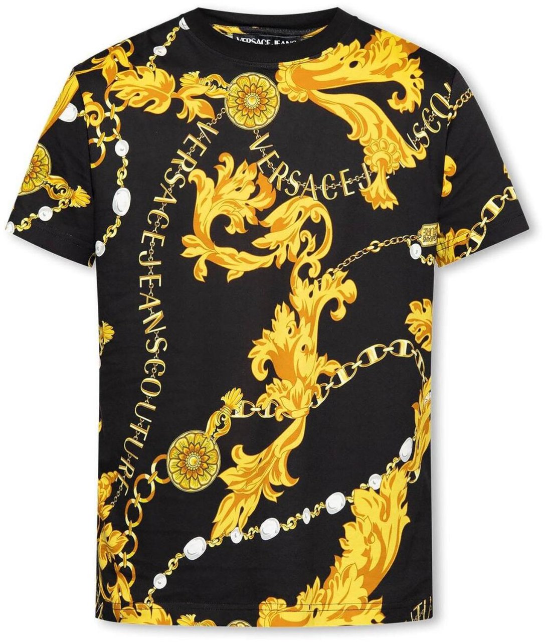 Versace Jeans Couture T-Shirts And Polos Black Zwart