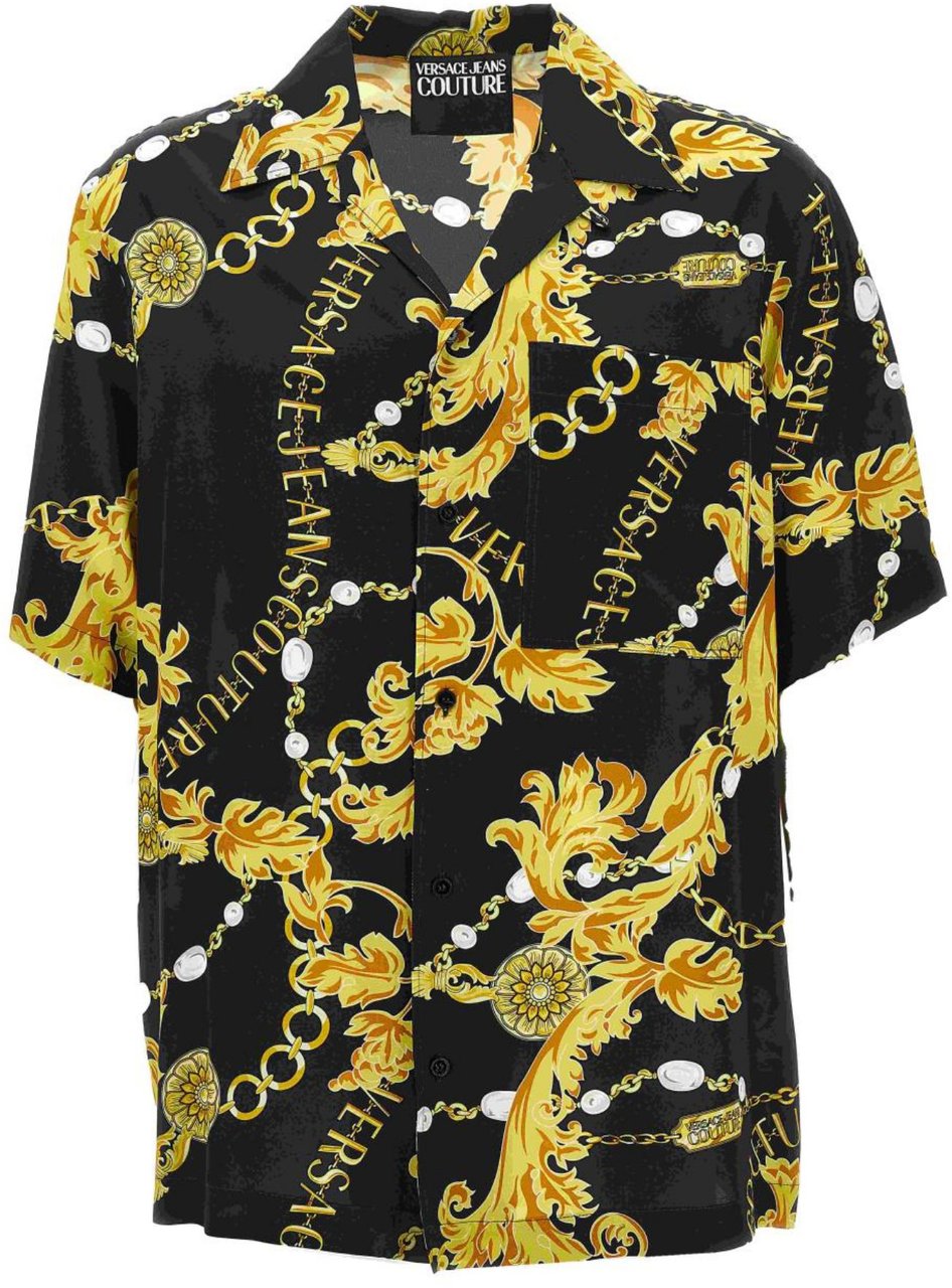 Versace Jeans Couture Shirts Black Zwart
