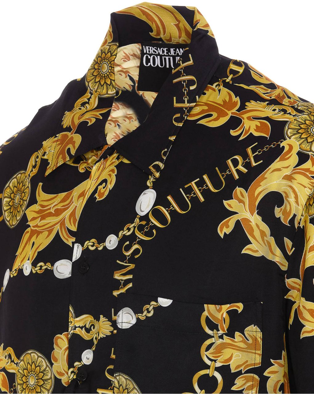 Versace Jeans Couture Shirts Black Zwart