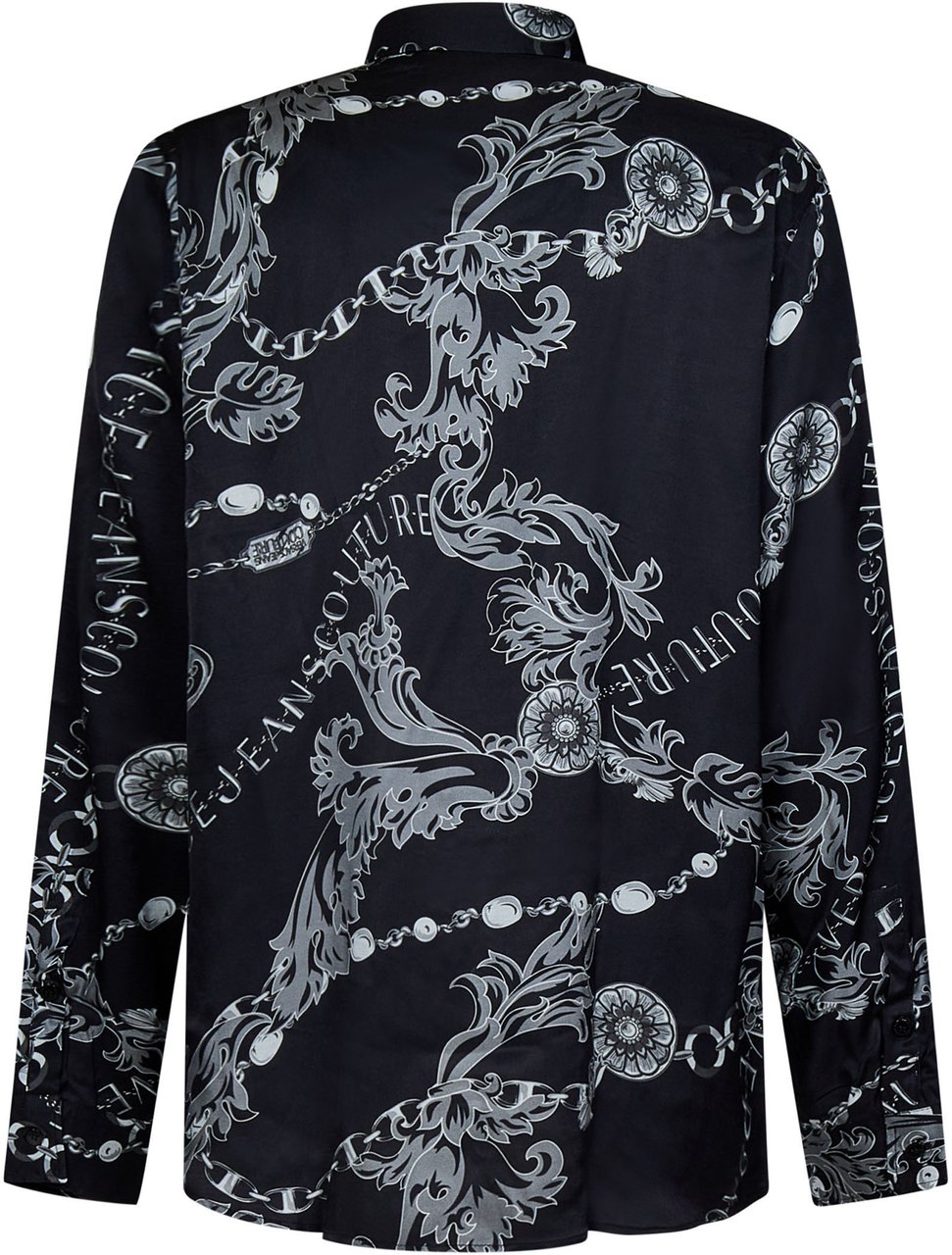 Versace Jeans Couture Chain Couture Black Shirt Zwart