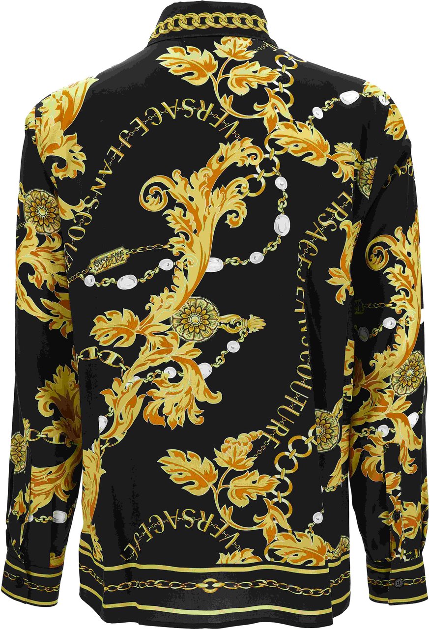 Versace Jeans Couture Shirts Black Zwart