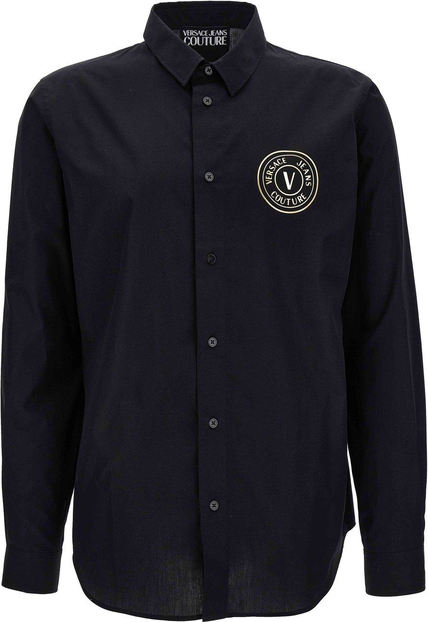 Versace Jeans Couture Shirts Black Zwart
