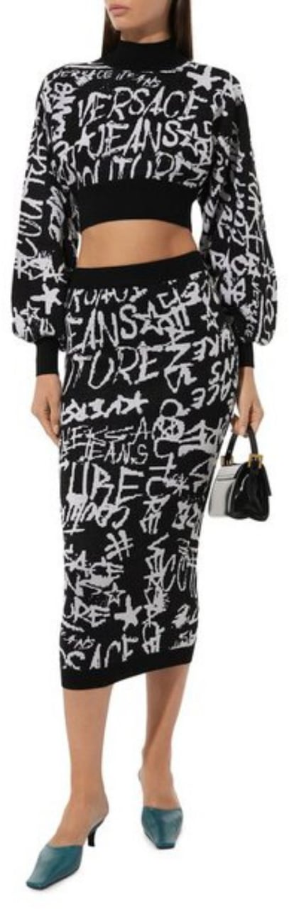 Versace Jeans Couture Skirts Black Zwart