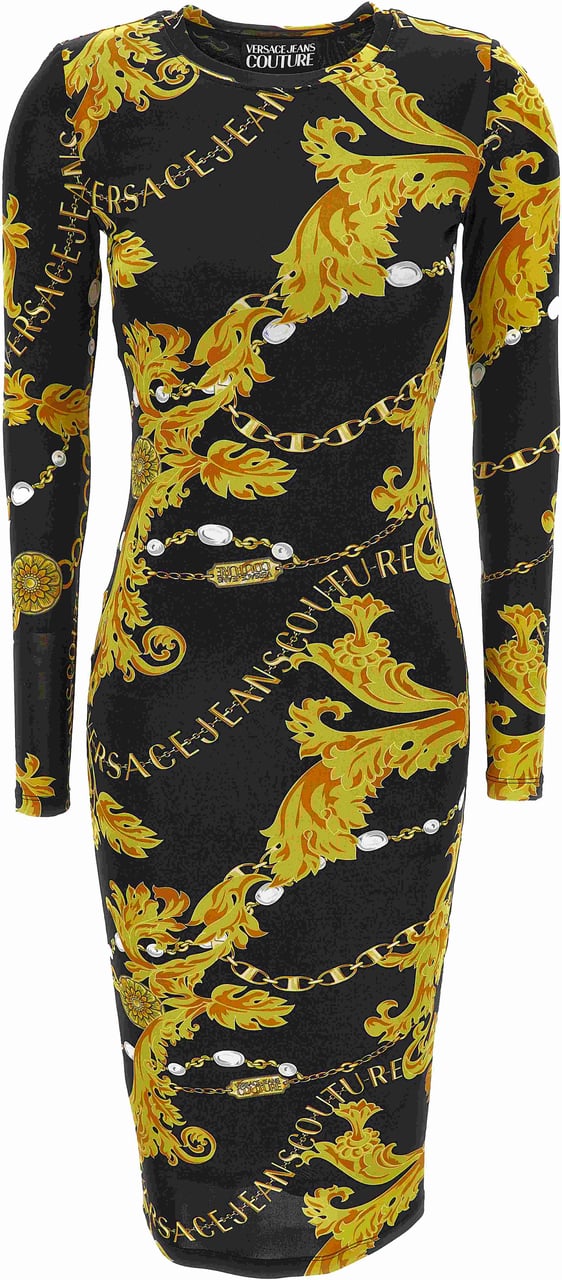 Versace Jeans Couture Dresses Black Zwart
