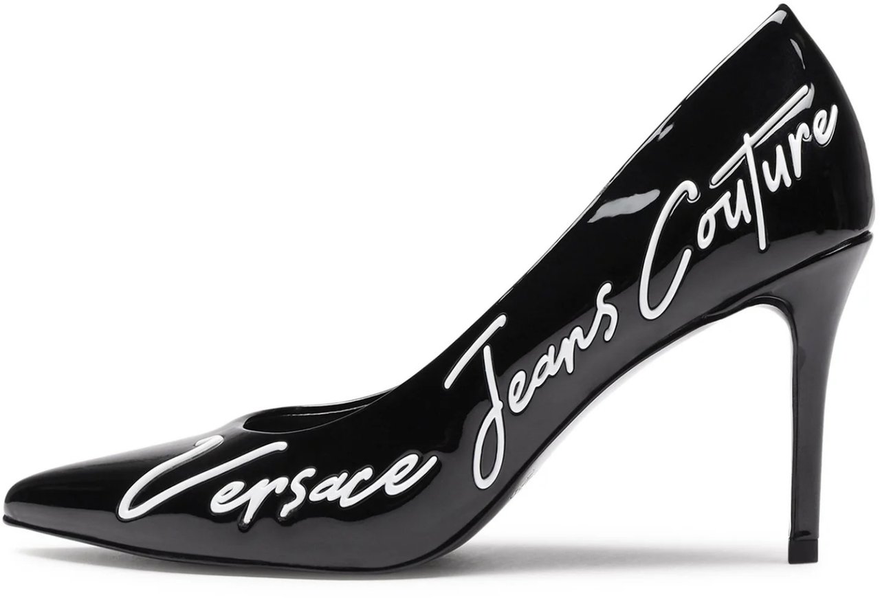 Versace Jeans Couture High Heel Shoes Black Zwart