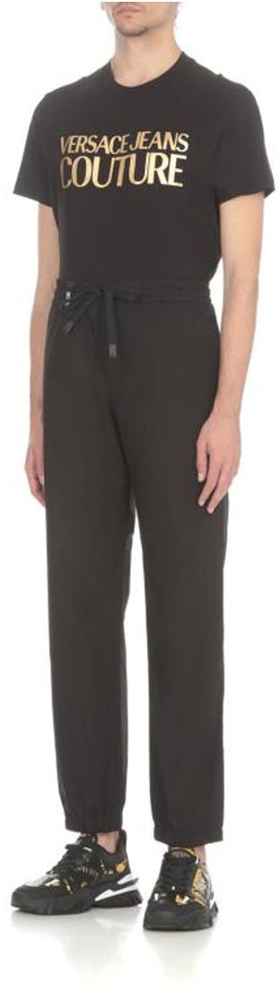 Versace Jeans Couture Trousers Black Zwart