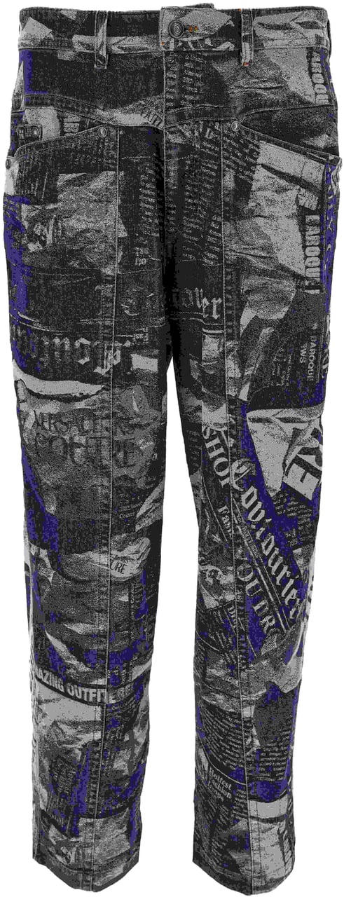 Versace Jeans Couture Trousers Blue Blauw