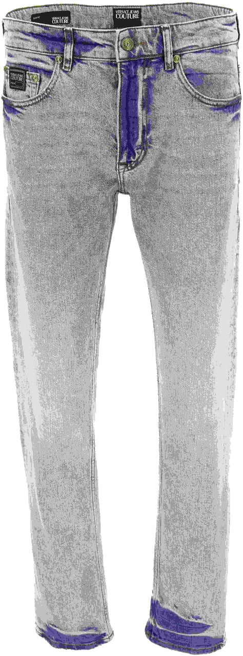 Versace Jeans Couture Trousers Blue Blauw