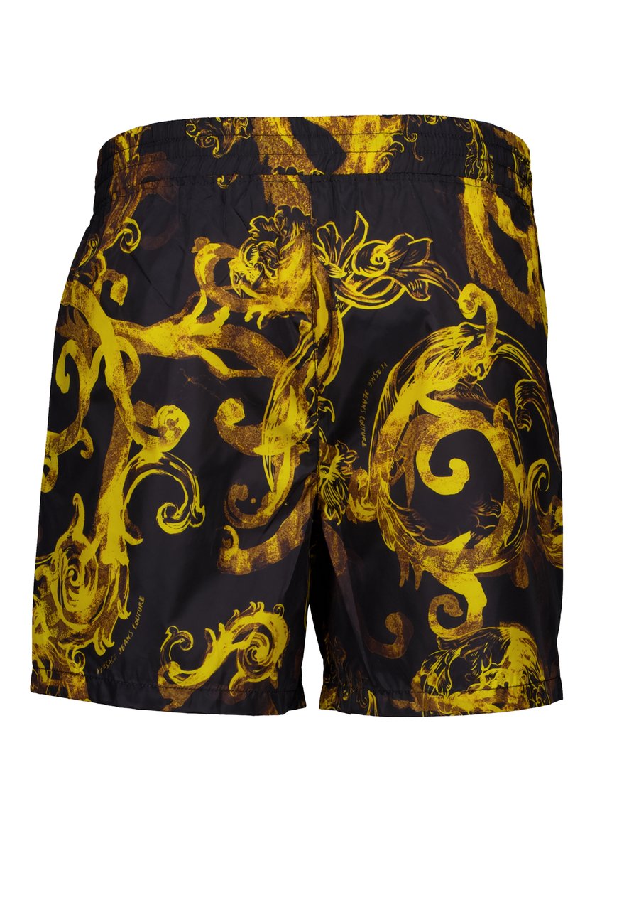 Versace Jeans Couture Versace Jeans Watercolor Zwembroeken Zwart 76gad115 Cqs85 Zwart
