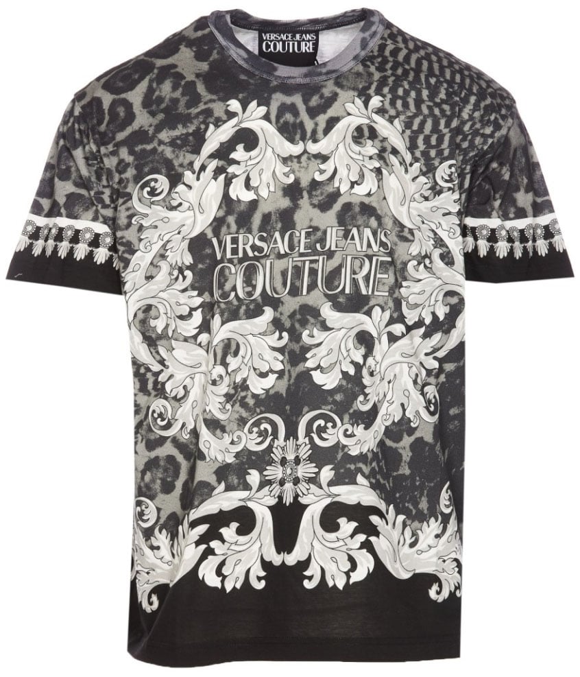 Versace Jeans Couture T-shirts Black Zwart