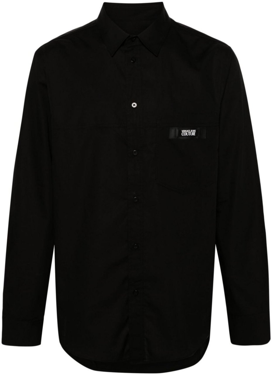 Versace Jeans Couture Shirts Black Zwart