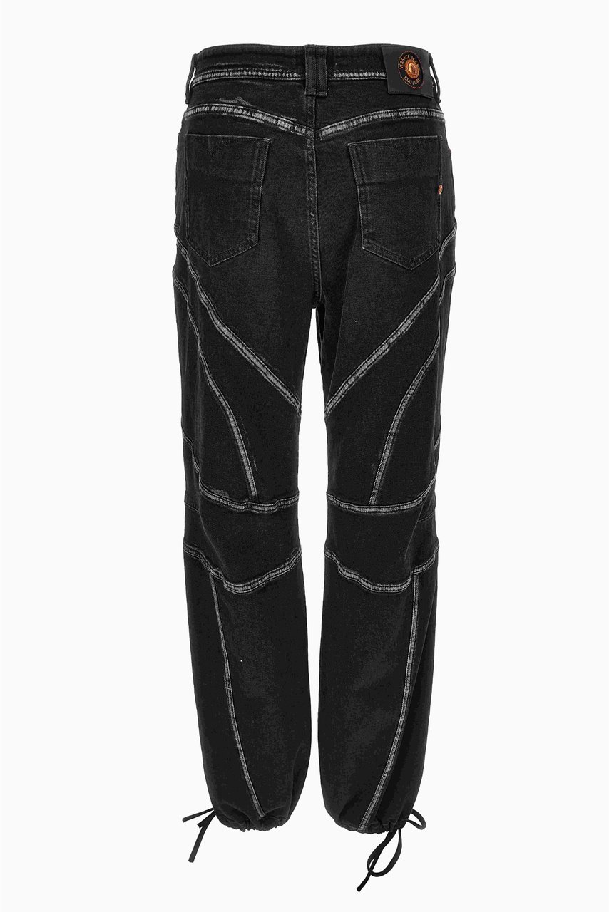 Versace Jeans Couture Trousers Black Zwart