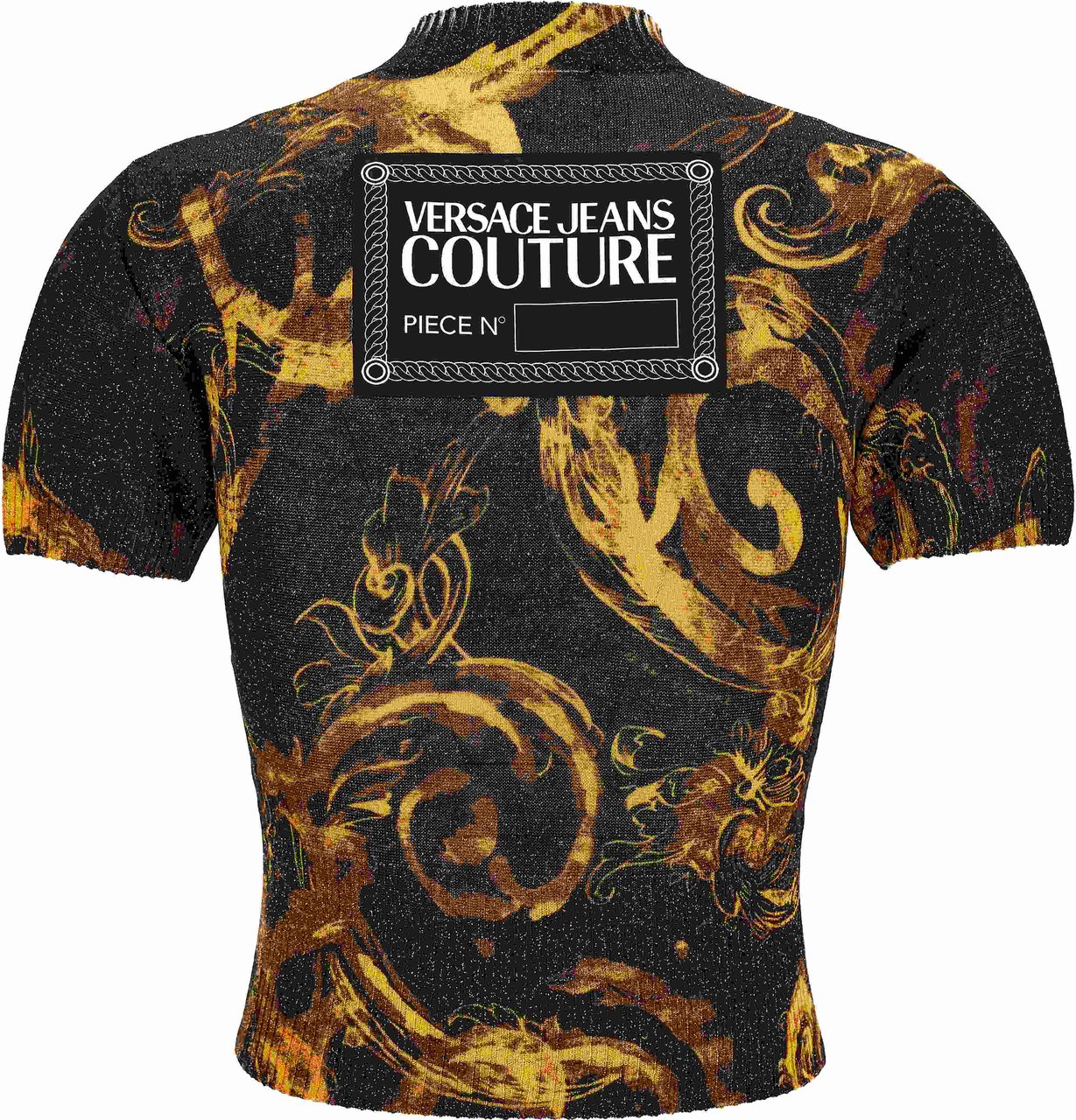 Versace Jeans Couture Top Black Zwart