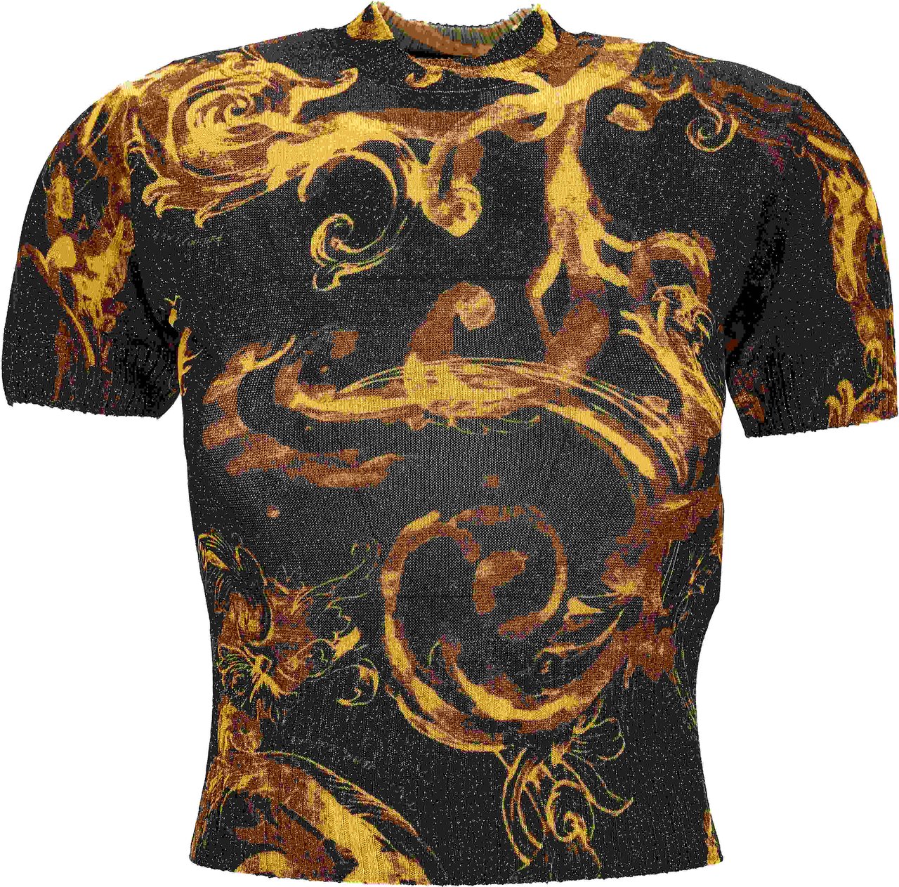 Versace Jeans Couture Top Black Zwart