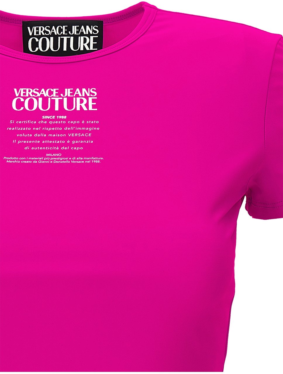 Versace Jeans Couture T-Shirts And Polos Fuchsia Roze