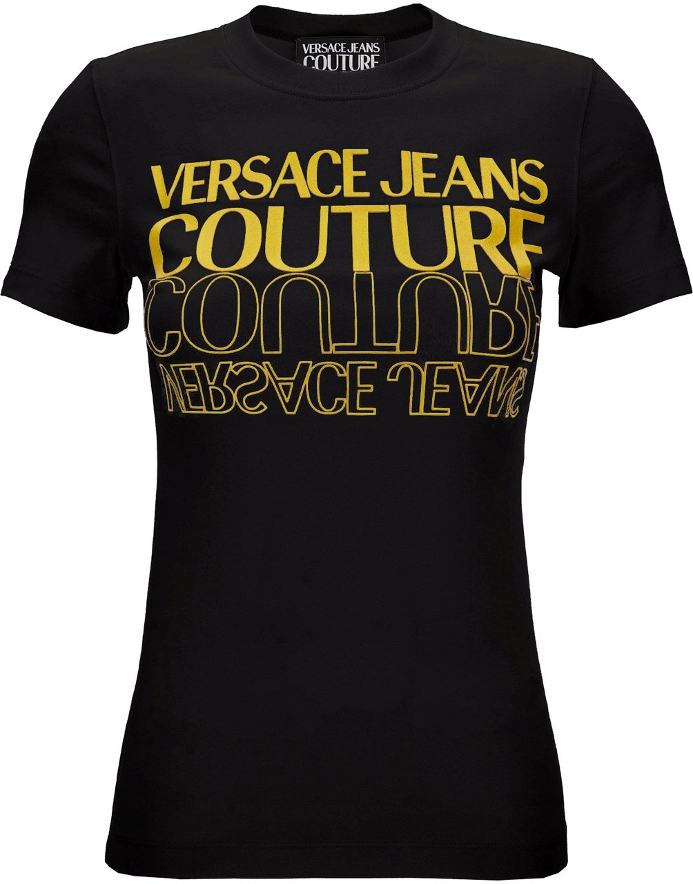 Versace Jeans Couture T-Shirts And Polos Black Zwart