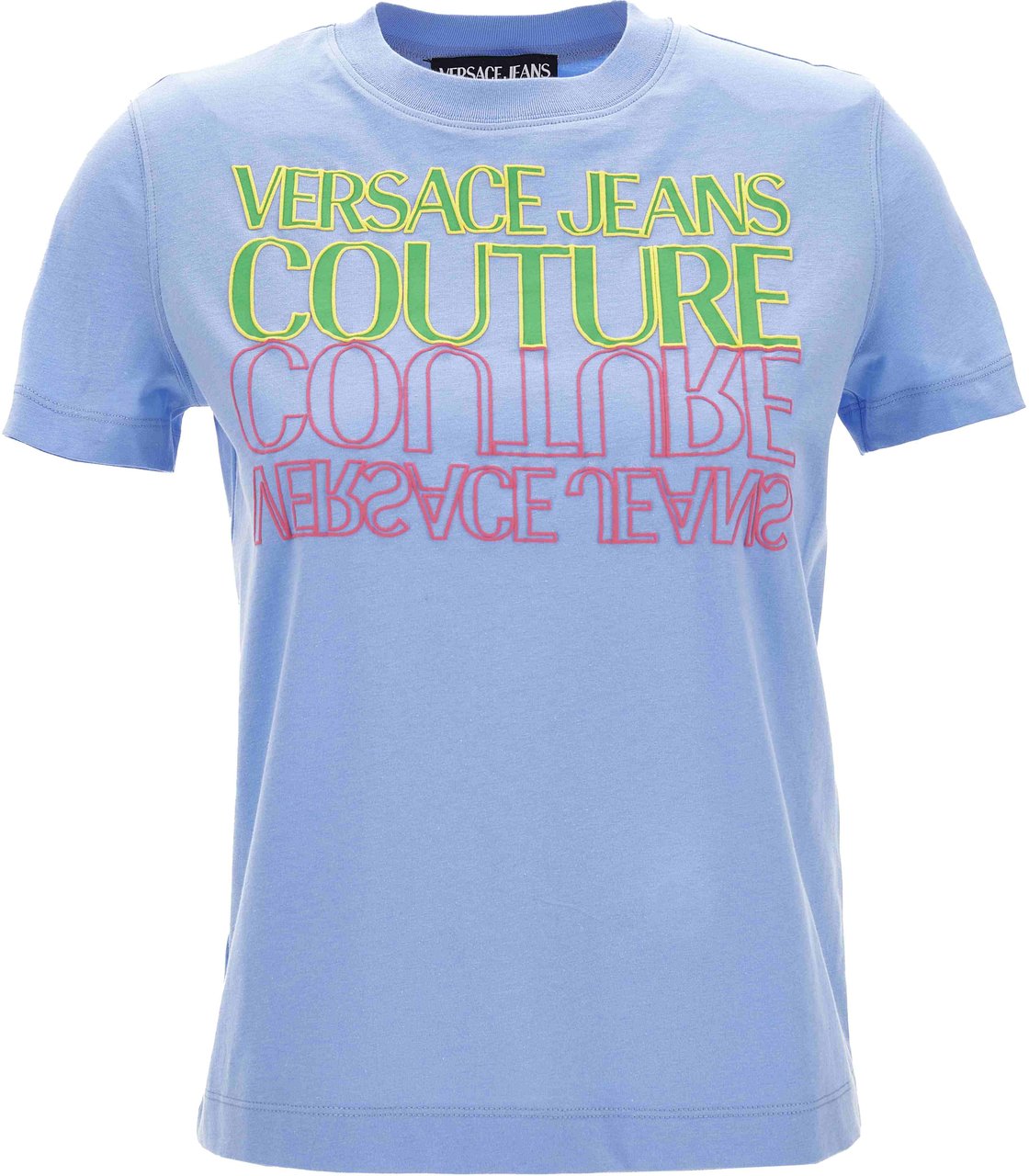 Versace Jeans Couture T-Shirts And Polos Blue Blauw