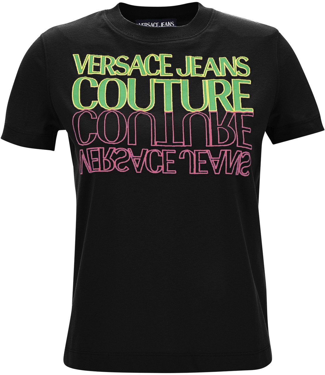 Versace Jeans Couture T-Shirts And Polos Black Zwart