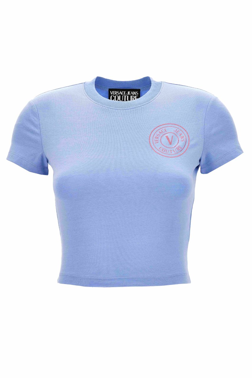 Versace Jeans Couture T-Shirts And Polos Blue Blauw