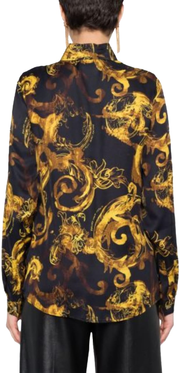 Versace Jeans Couture Shirts Black Zwart