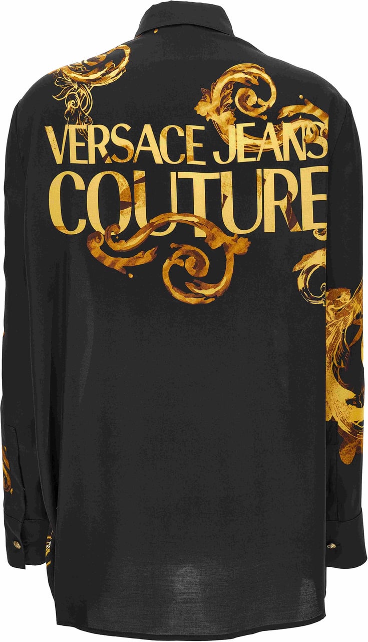 Versace Jeans Couture Shirts Black Zwart