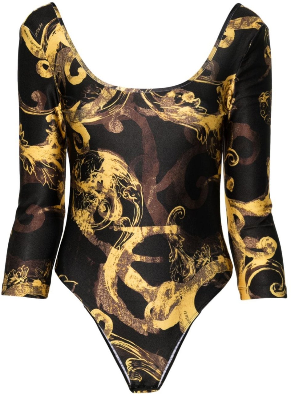 Versace Jeans Couture Top Black Zwart