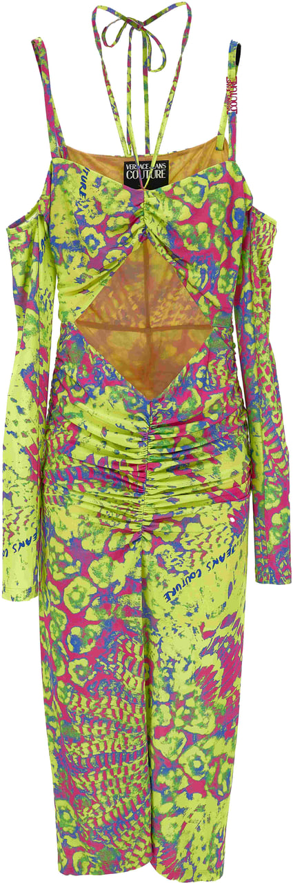 Versace Jeans Couture Dresses Yellow Geel