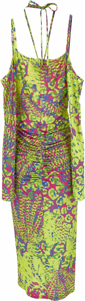 Versace Jeans Couture Dresses Yellow Geel
