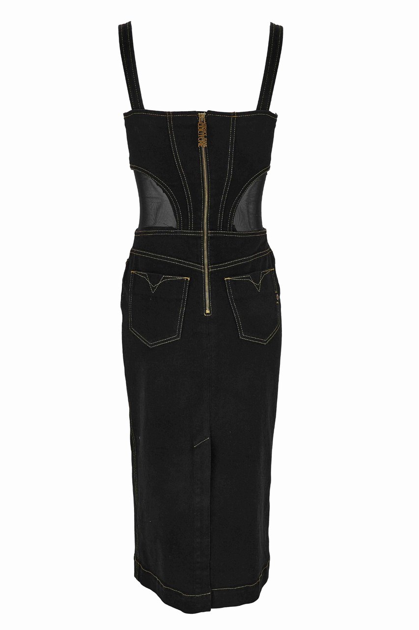 Versace Jeans Couture Dresses Black Zwart