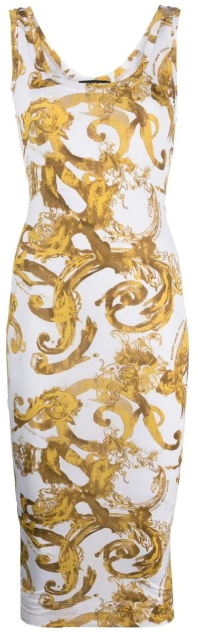 Versace Jeans Couture Dresses White Wit