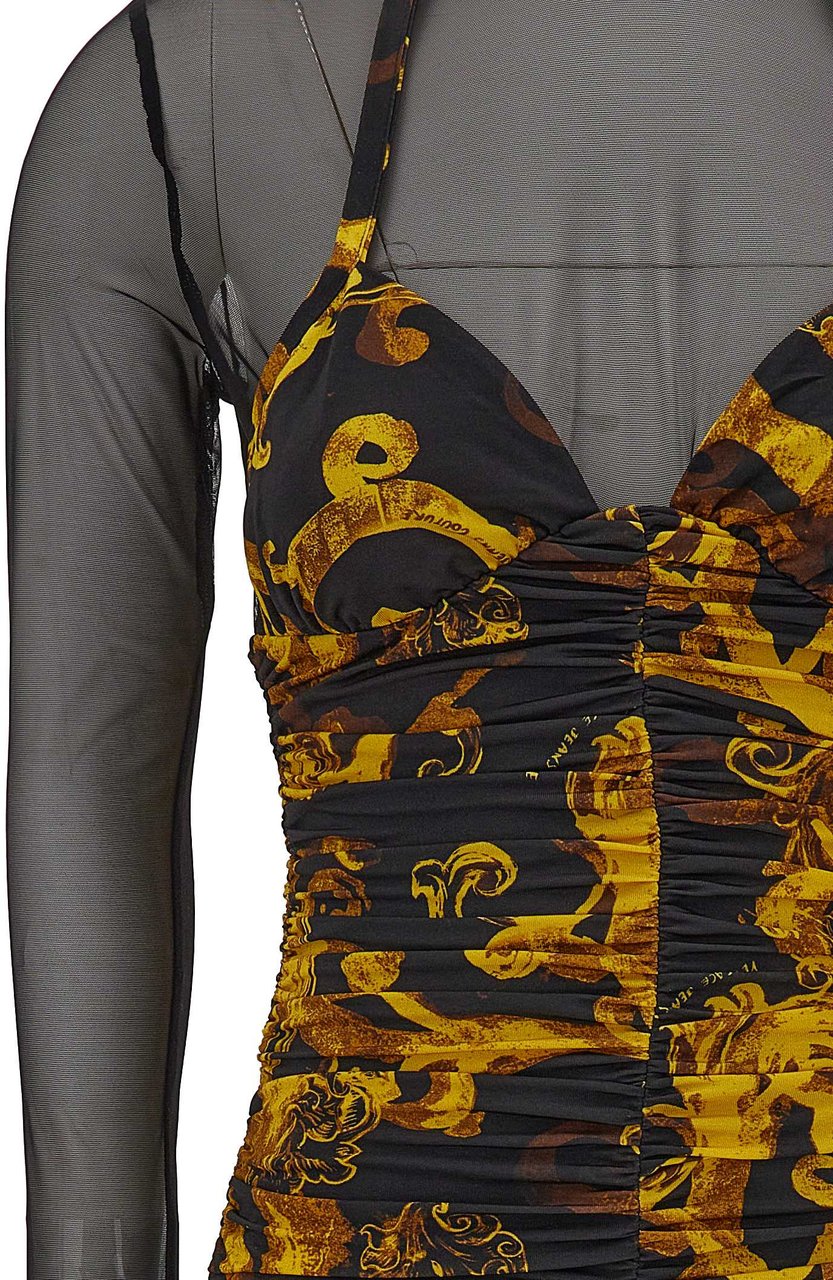 Versace Jeans Couture Dresses Black Zwart