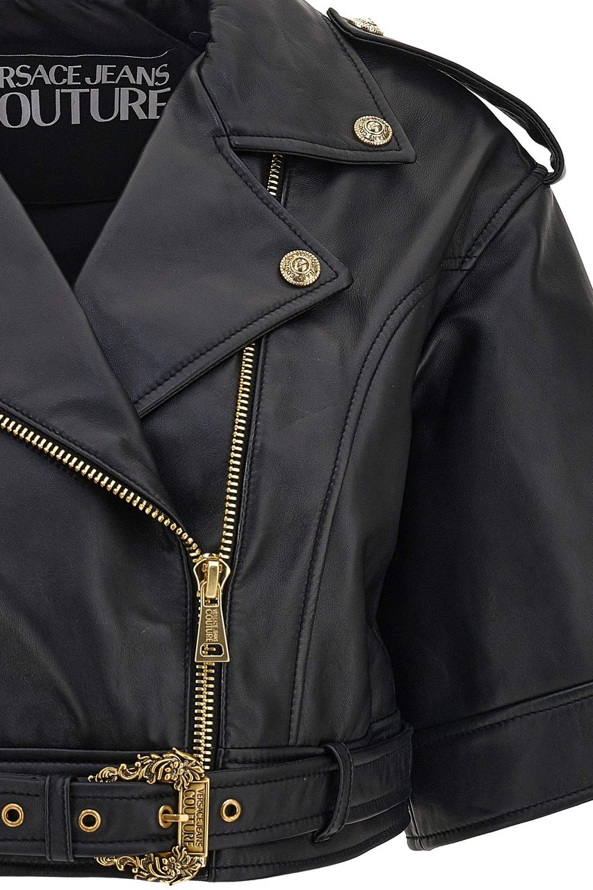 Versace Jeans Couture Coats Black Zwart