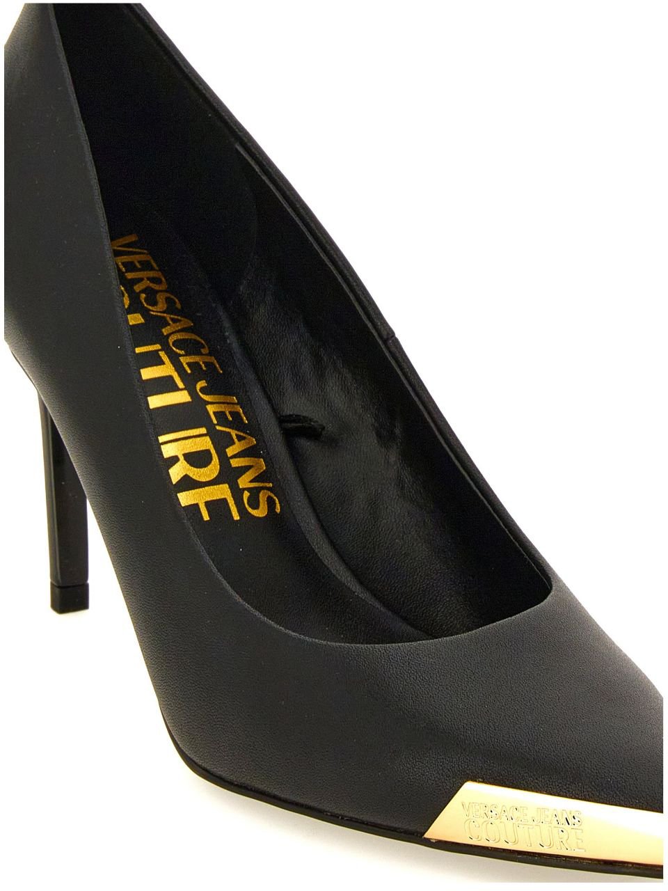 Versace Jeans Couture High Heel Shoes Black Zwart