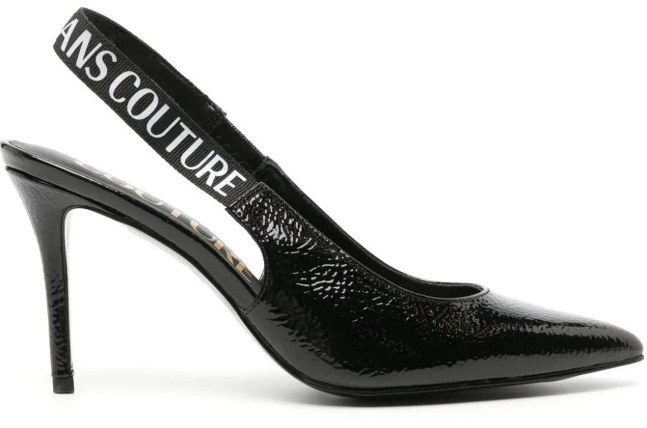 Versace Jeans Couture Flat Shoes Black Zwart