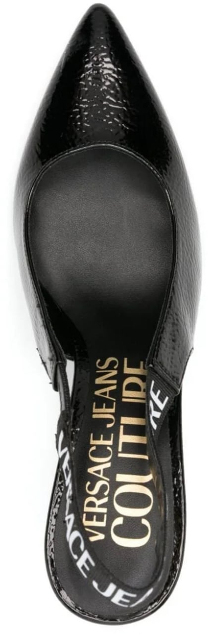 Versace Jeans Couture Flat Shoes Black Zwart