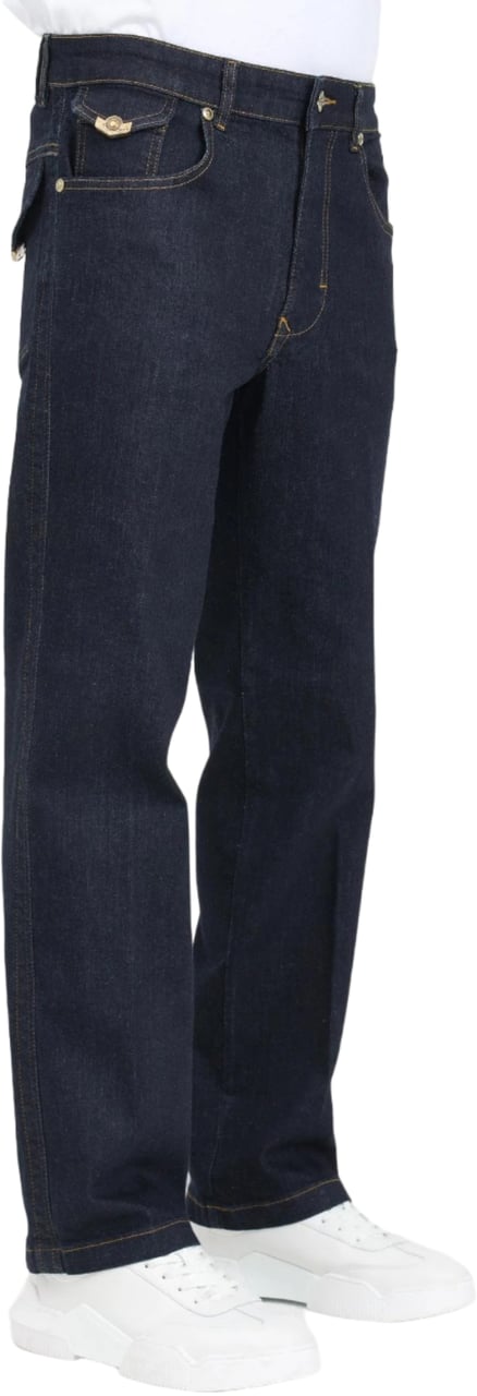 Versace Jeans Couture Trousers Blue Blauw